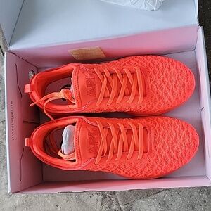 APL Women's Techloom Phantom in Impulse Red and Clear Sz 8.5 NIB